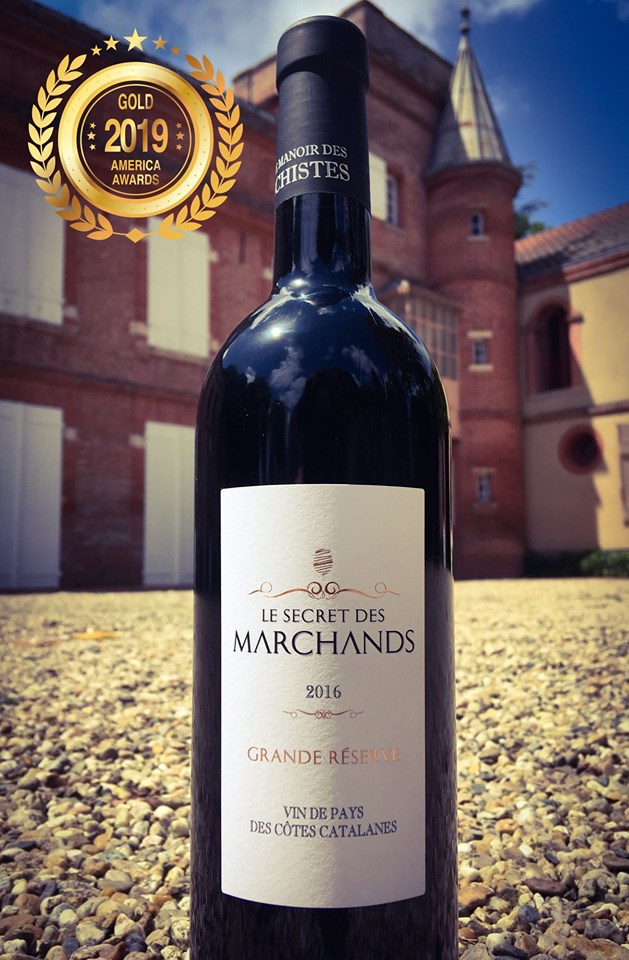 Le Secret des Marchands - IGP Côtes Catalanes - Grande Réserve - 2016 joined America Wine Awards 2019